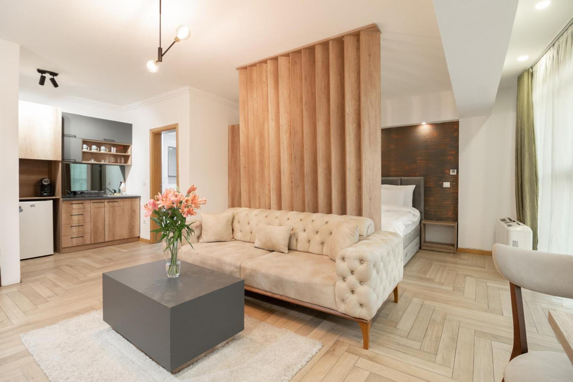 The One Apart Hotel Luxury Suites & Apartments Skopje Exterior foto